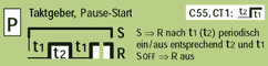 Funktion P Taktgeber, Pause - Start