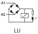 Puente rectificador que permiten operar en VDC / VAC + LED