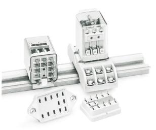 Plug-in industrial relay RELECO MR31 and MR51 with sockets